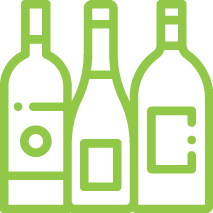 Wine Bottles Icon>