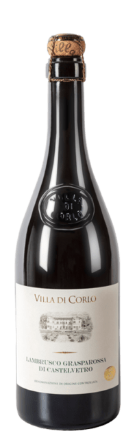 Lambrusco Grasparossa di Castelvetro Dry DOC bottle