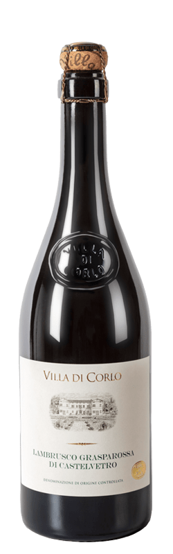 Lambrusco Grasparossa di Castelvetro Dry bottle