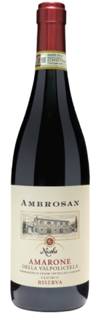 Ambrosan Amarone della Valpolicella Riserva DOCG  bottle