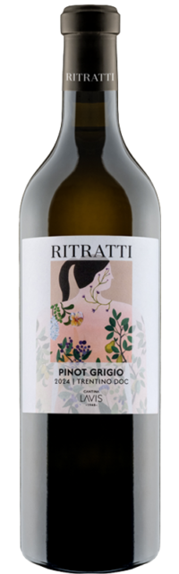Ritratti Pinot Grigio  Trentino DOC bottle
