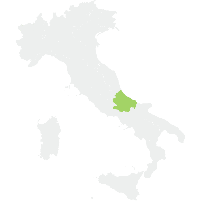 Abruzzo map