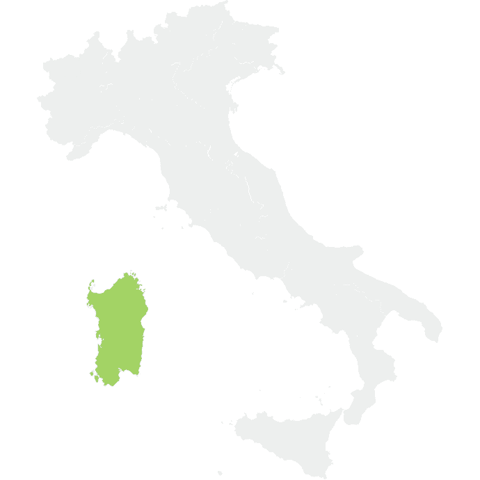 Sardinia map