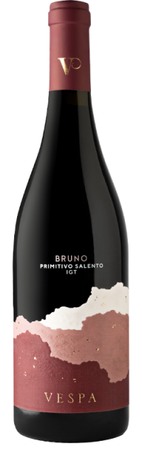 Il Bruno dei Vespa Primitivo Salento IGT bottle