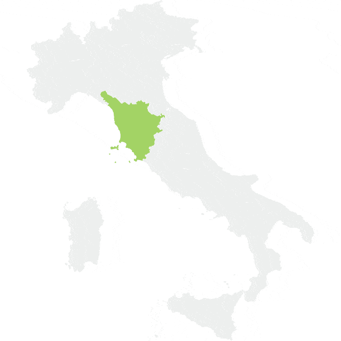 Toscana map