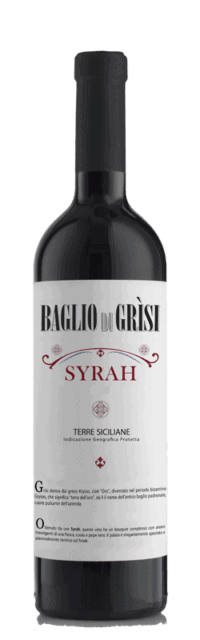 Syrah Terre Siciliane IGT bottle