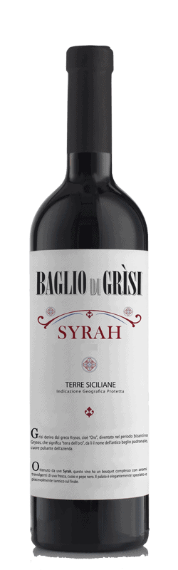 Syrah bottle