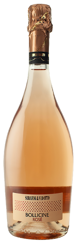 Bollicine Rosé bottle