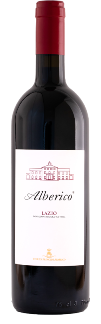 Alberico Rosso Lazio I.G.T. bottle