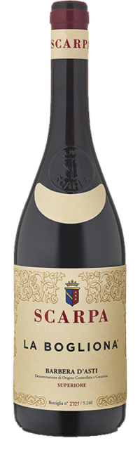 La Bogliona Barbera d'Asti DOCG bottle