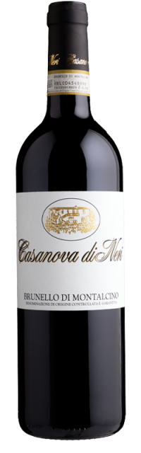 White Label Brunello di Montalcino DOCG bottle
