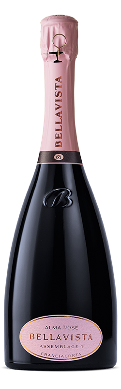 Bellavista Alma Rosé Assemblage Franciacorta DOCG bottle shot