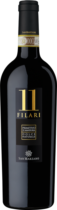 11 Filari Primitivo di Manduria Dolce Naturale DOCG bottle