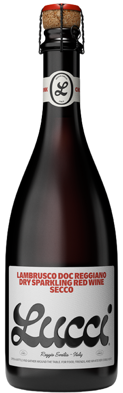 Lambrusco bottle