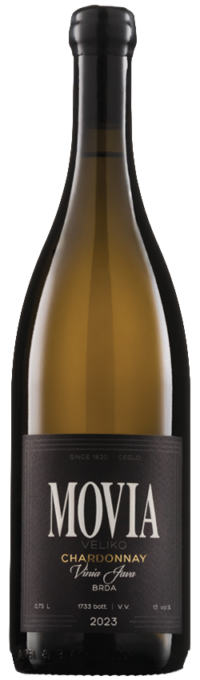 Chardonnay Vinia Java Brda bottle